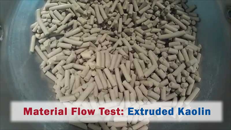 Kaolin Material Flow Test