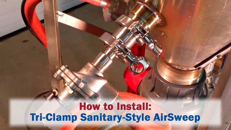 No Tools Needed: AirSweep Tri-Clover Clamp