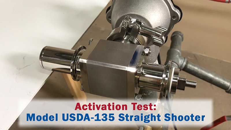 AirSweep Straight Shooter USDA 135 Activation Radius