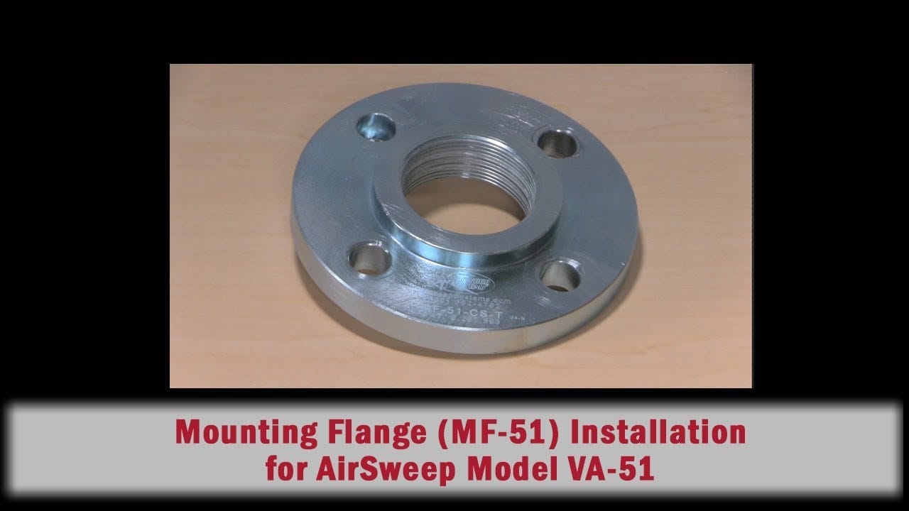 AirSweep Installation Tutorial: Attaching the MF-51 Mounting Flange